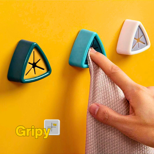 Gripy Towel Holder | No-Drill, Self-Adhesive Organizer for Modern Homes